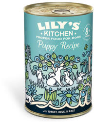 Lily's Kitchen Lilys Kitchen for Dogs Puppy Recipe with Turkey, Duck and Kale 400 g