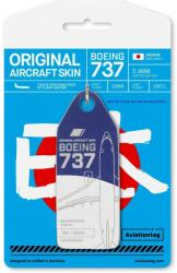 Aviationtag ANA - Boeing 737 - JA02AN Blue, White