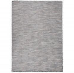 vidaXL barna-kék lapos szövésű kültéri szőnyeg 200 x 280 cm (340819) - vidaxl