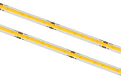 24LED Banda LED COB 320LED M , 24V , 8W , 2700K , IP20 , 730lm , 8mm , 2oz Cooper Versiune PRO