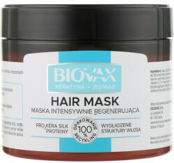 BIOVAX Mască de păr Keratina + Mătase - Biovax Keratin + Silk Hair Mask 250 ml