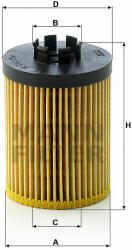 Mann-filter HU712/8X olajszűrő