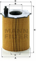 Mann-filter HU716/2X olajszűrő