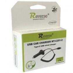 Silverline Reverse Mini USB GPS autós töltő 2A C251-2