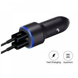 Samsung Samsung 2 USB-s szivargyújtó gyorstöltő adapter, Fehér