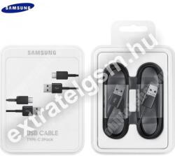 Samsung SAMSUNG adatk? bel ? s t? lt? 2db (USB - Type-C, gyorst? lt? s t? mogat? s, 150cm) FEKETE