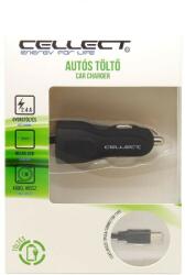 Silverline Autós töltő Micro USB csatlakozással, 2.4A
