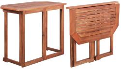 vidaXL Masă de bistro, 90 x 50 x 75 cm, lemn masiv de acacia (44039)