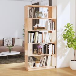 vidaXL Bibliotecă/Separator cameră, 80x25x132 cm lemn masiv pin (814064) Biblioteca