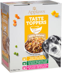 Applaws 8x156g Applaws Taste Toppers húslében nedves kutyatáp