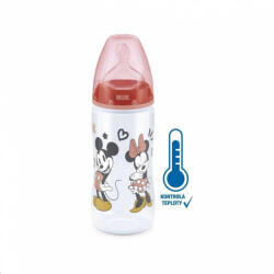 Nuk itatópohár - Disney Mickey hőmérséklet jelzővel 300 ml piros