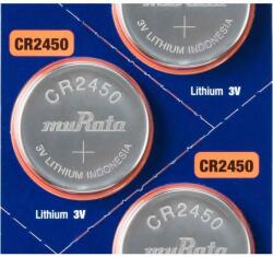 Murata CR2450 Lítium Gombelem x 5 db (MR-CR2450-B5)