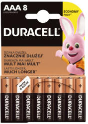 Duracell Basic AAA LR03 MN2400 Mikro Elem x 8 db (DB-LR03-B8)