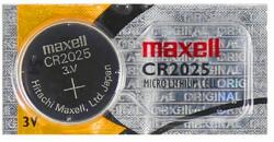 Maxell CR2025 Lítium Gombelem x5 db (MX-CR2025B5)