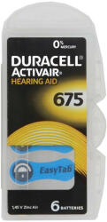 Duracell ActiveAir DA 675 Hallókészülék Elem x 6 db (DL-DA675-B6)