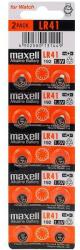 Maxell LR41 AG3 Alkáli Gombelem x 10 db (MX-LR41B10)