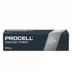 Duracell Procell Constant E-Block 9V PC1604 6LR61 Alkáli Elem x 10 db (DPC-1604-P10)