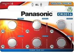 Panasonic CR2016 Lítium Gombelem x 6 db (PS-CR2016-B6)