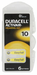 Duracell ActiveAir DA 10 Hallókészülék Elem x 6 db (DL-DA10-B6)