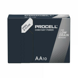 Duracell Procell Constant AA LR6 PC1500 Alkáli Elem x 10 db (DPC-1500-P10)