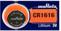 Murata CR1616 Lítium Gombelem x 5 db (MR-CR1616-B5)