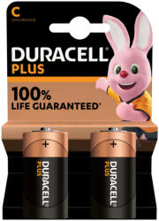 Duracell Plus 100% Alkáli C Baby MN1400 Elem x 2 db (DNP-LR14-B2)