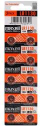 Maxell LR54 AG10 LR1130 Gombelem - 10 db (MX-LR1130B10)