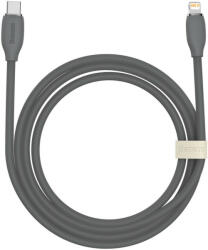 Baseus Cablu Baseus, USB tip C - cablu Lightning 20W, lungime 2 m Jelly Liquid Silica Gel - negru