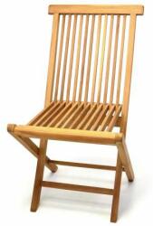 divero DIVERO® Kerti szék összecsukható 46 x 89 x 62 cm tíkfából (GL05036)