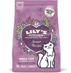 Lily's Kitchen Lilys Kitchen Adult 7 plus Marvellously Mature Fish and Healthy Herbs Dry Complete Cat Food 800 g