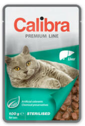 Calibra Cat Pouch Premium Sterilised Liver 100 g