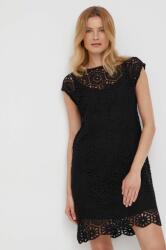 Sisley rochie culoarea negru, mini, drept PPYY-SDD0DE_99X