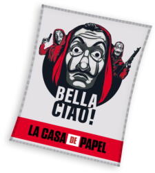 Carbotex A nagy pénzrablás polár takaró - Bella Ciao - 150 x 200 cm (LCDP211023)