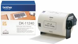 Brother DK-11240 elővágott öntapadós címke 600db/tekercs 102mm x 51mm White DK11240 (DK11240)