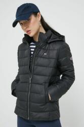 Tommy Jeans rövid kabát női, fekete, téli - fekete M - answear - 76 490 Ft