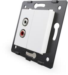 LIVOLO Priza audio Livolo, Alb, VL-C7-1AD-11 (VL-C7-1AD-11)