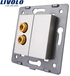 LIVOLO Priza cu mufa pentru redare sunet Livolo, Gri, VL-C7-91A-15 (VL-C7-91A-15)