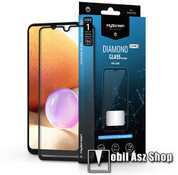 MyScreen SAMSUNG Galaxy A31, Galaxy A32 4G, MYSCREEN DIAMOND GLASS LITE EDGE üvegfólia, 9H, Full, Fekete