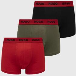 Hugo boxeralsó (3 db) piros, férfi - piros S - answear - 16 990 Ft