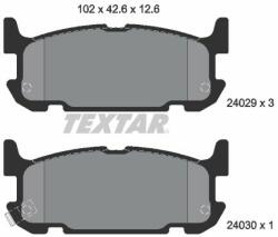 TEXTAR set placute frana, frana disc TEXTAR 2402901 (2402901)