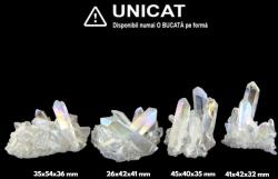  Cuart Angel Aura Cristal Natural Brut - 26-45 x 40-54 x 32-41 mm - ( XXL ) - 1 Buc