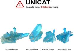  Pandantiv Cuart Angel Aura cu Gaura Cristal Natural Brut - 24-30 x 17-25 mm - 1 Buc