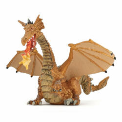 Papo Figurina Dragon Auriu Inaripat Cu Flacara (Papo39095) - ejuniorul