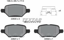 TEXTAR set placute frana, frana disc TEXTAR Q+ 2293001 (2293001)