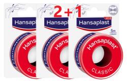 Hansaplast Classic rögzítő ragtapasz 5mx1, 25cm 2+1