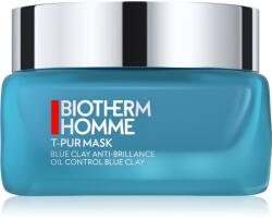 Biotherm Homme T - Pur Blue Face Clay masca hidrateaza pielea si inchide porii 50 ml Masca de fata