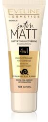 Eveline Cosmetics Satin Matt machiaj cu efect matifiant extract de melc culoare 103 Natural 30 ml