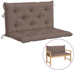 vidaXL Pernă pentru bancă de grădină, gri taupe, 100 cm, textil Oxford (315000)