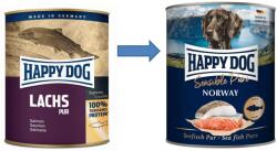 Happy Dog Sensible Pure Norway - szín tengeri halhús konzerv 800g