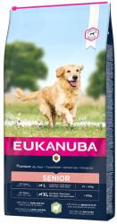 EUKANUBA Eukanuba Pachet economic: 2 x saci - Senior Large & Giant Breed Miel orez (2 12 kg)